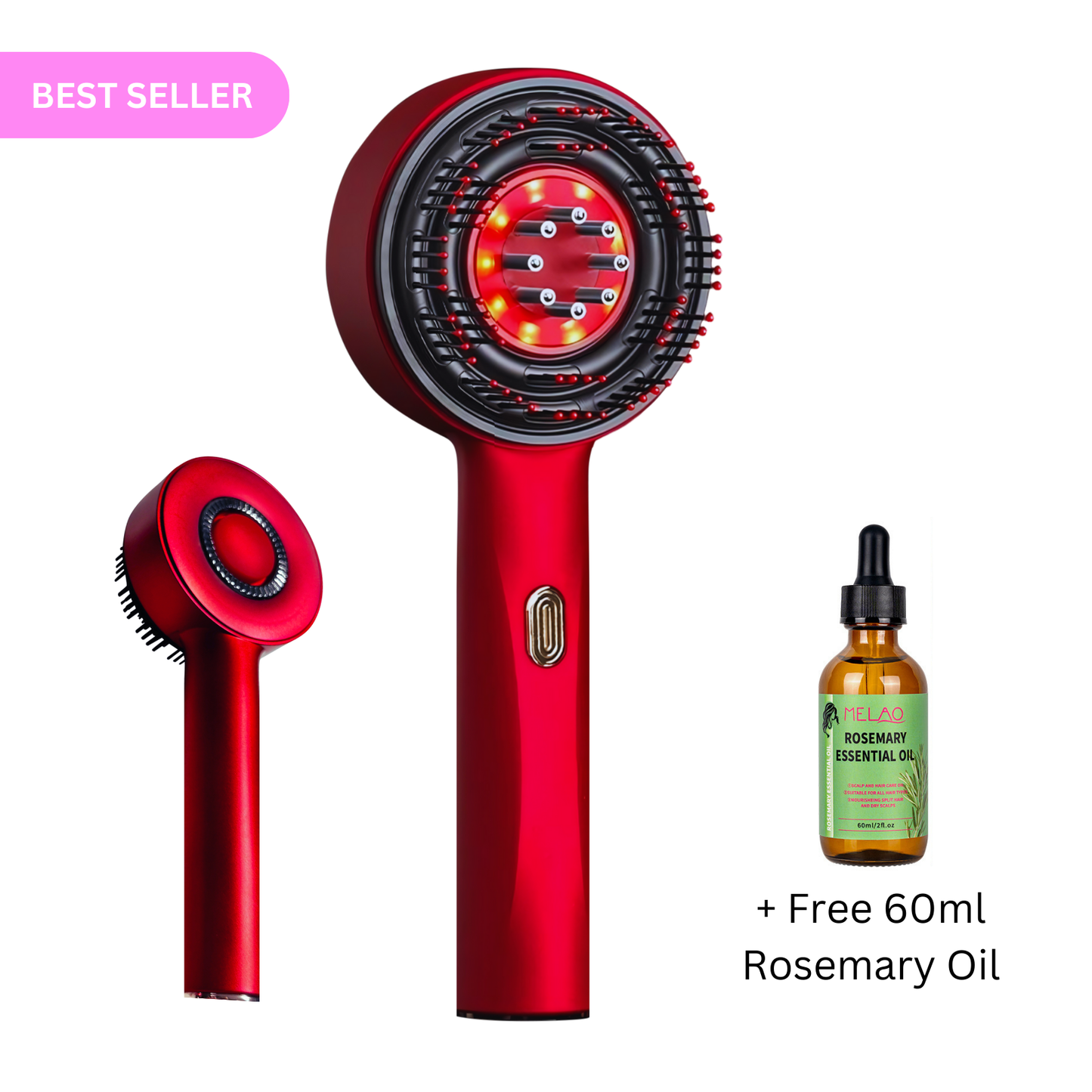 Glowera™ 3 in 1 Red Light Scalp Massager