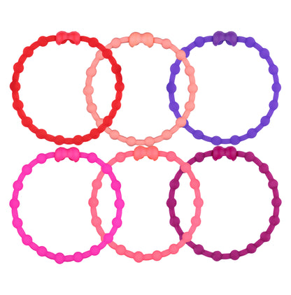 Wild Berry Hair Tie Pack (6-Pack) - A Burst of Fruity Fun for Every Look (Unique Design)