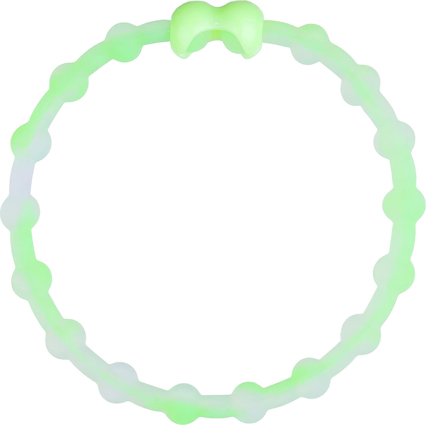 Clear Neon Green PRO Hair Ties (6-Pack): Electrifying Energy for Your Style