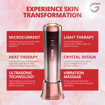 Glowera™ Ultrasonic Diamond Skin Care Wand