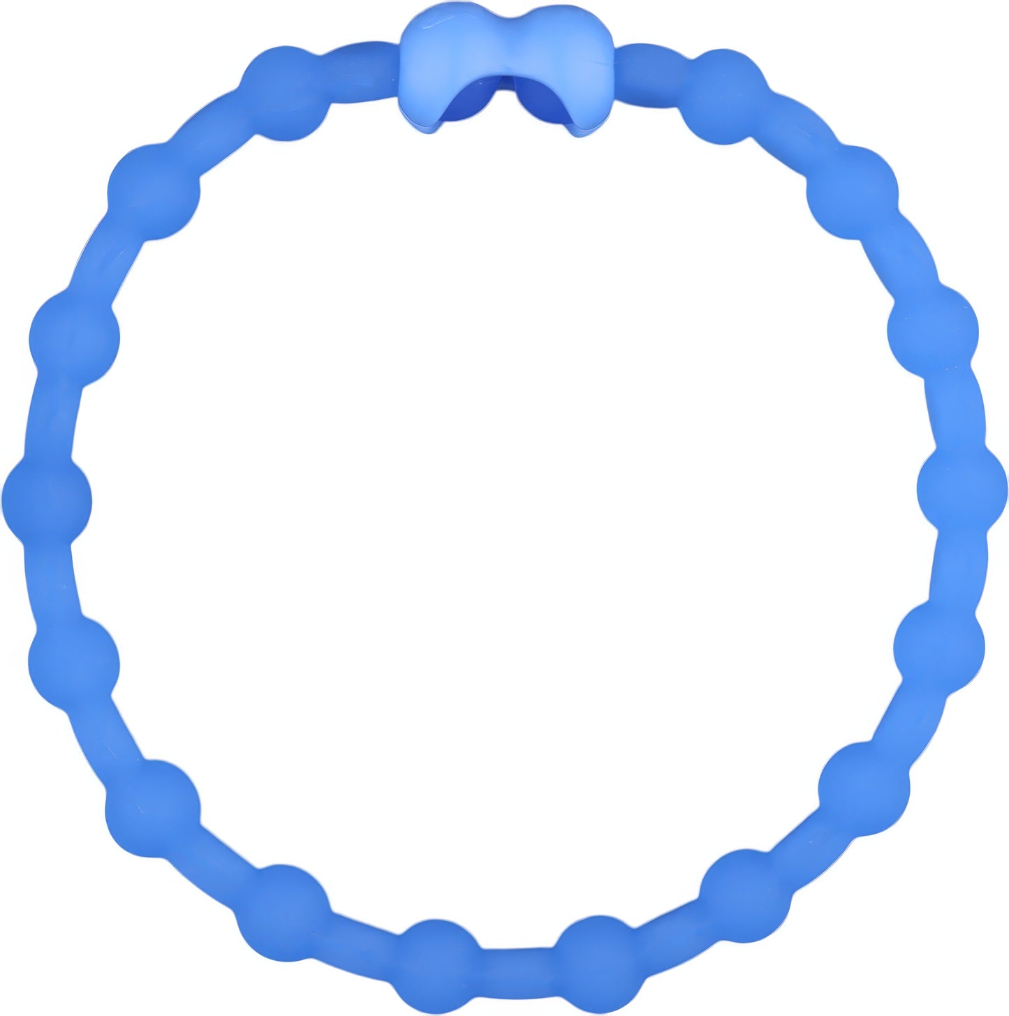 Glow Blue Hair Ties (6-Pack): Shine Bright with Every Style