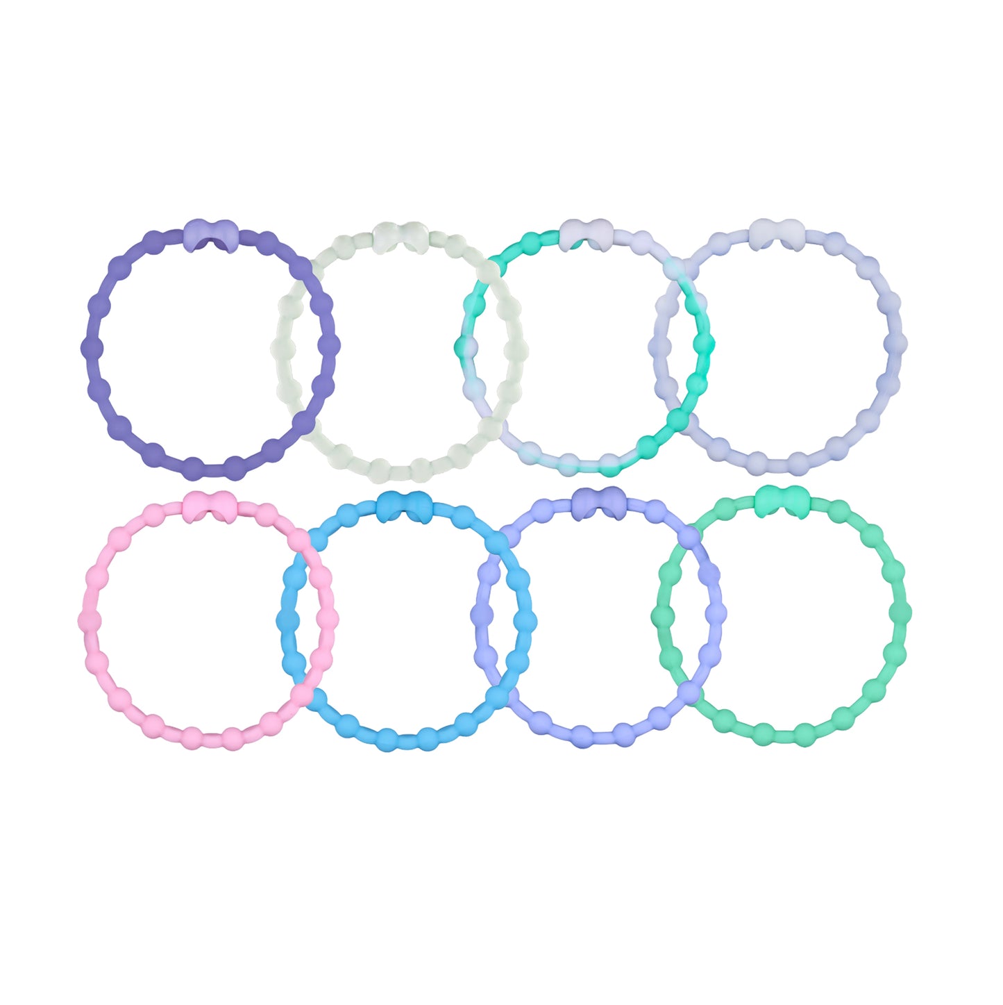 Cosmic Serenity Pack Hair Ties (8 Pack) - A Universe of Style on Your Wrist