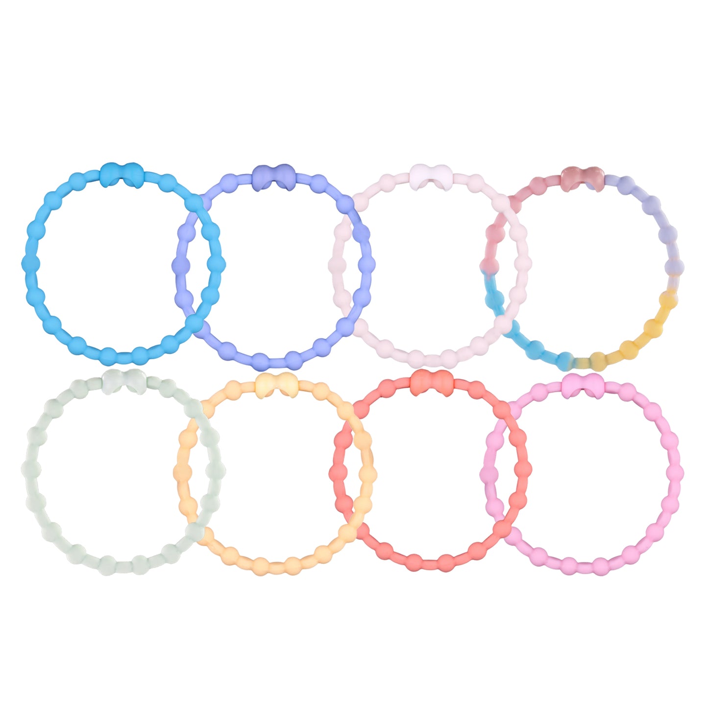 Orchard Bloom Pack Hair Ties (8 Pack): A Celebration of Springtime Elegance