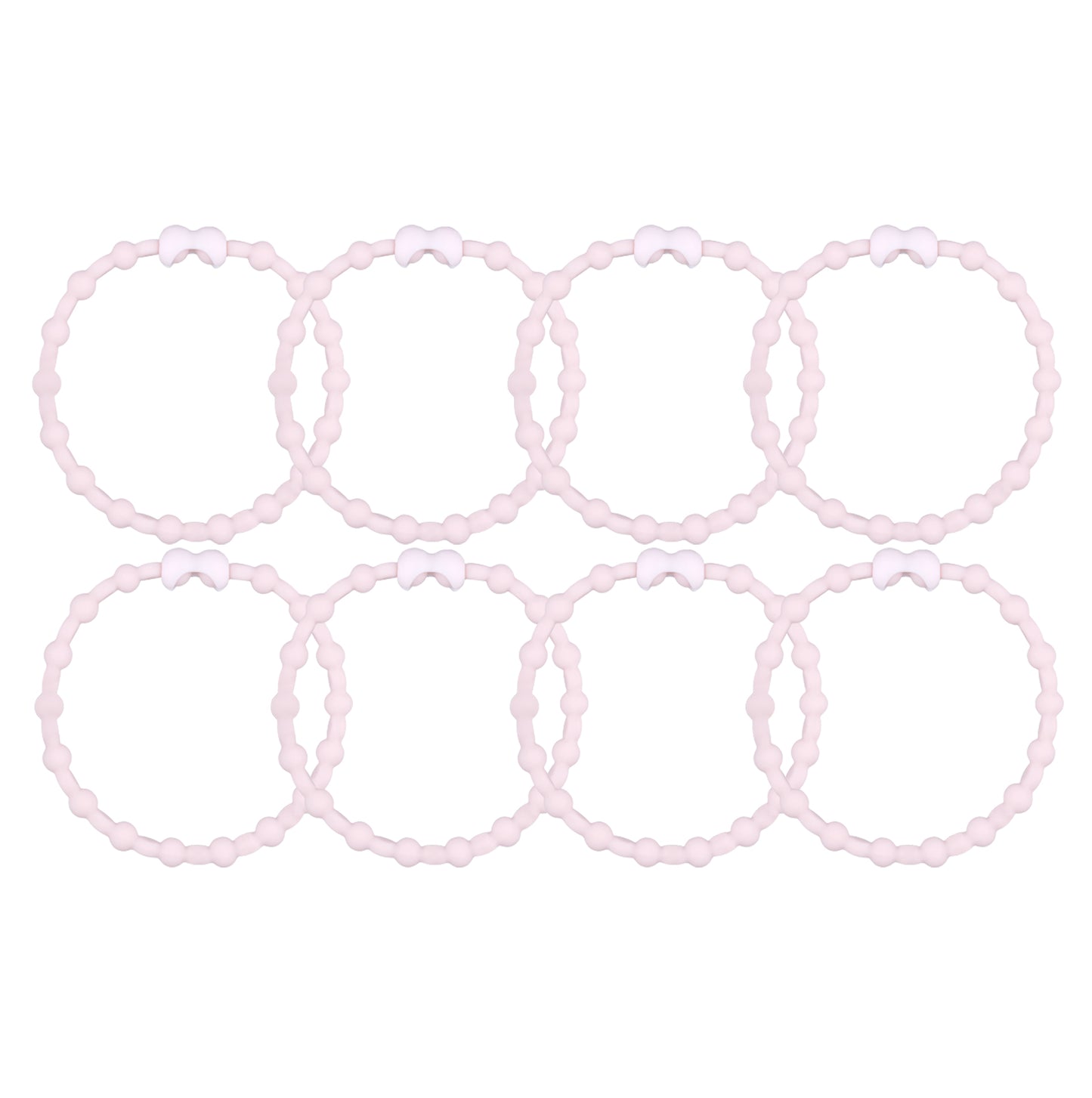 Blush PRO Hair Ties: Easy Release Adjustable for Every Hair Type PACK OF 8