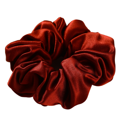 Roserel Mulberry Silk Red Ruby Scrunchie