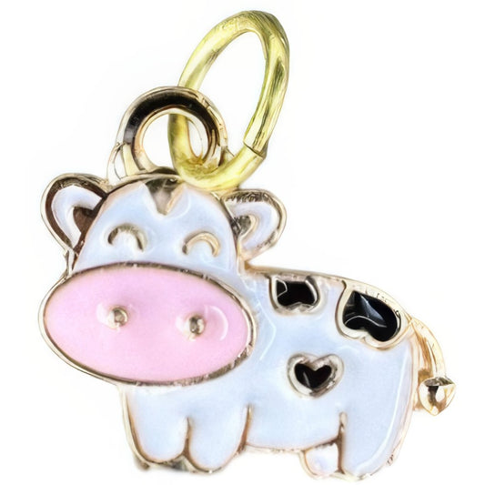 Cow Keyhole Bracelet Charm