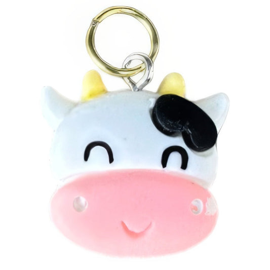 Cow Face Keyhole Bracelet Charm