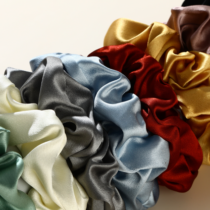 Roserel Mulberry Silk Royal Garden Scrunchie 3 Pack