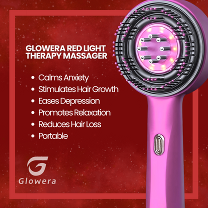 Glowera™ 3 in 1 Red Light Scalp Massager